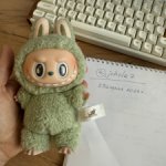 Pop Mart Labubu макарон зеленый