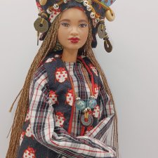 Комплект колдуньи или шаманки на Барби