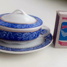 Porcelain  art  PA Миниатюрная креманница. Англия