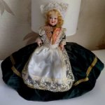 Кукла из целлулоида. Petitcollin. Франция