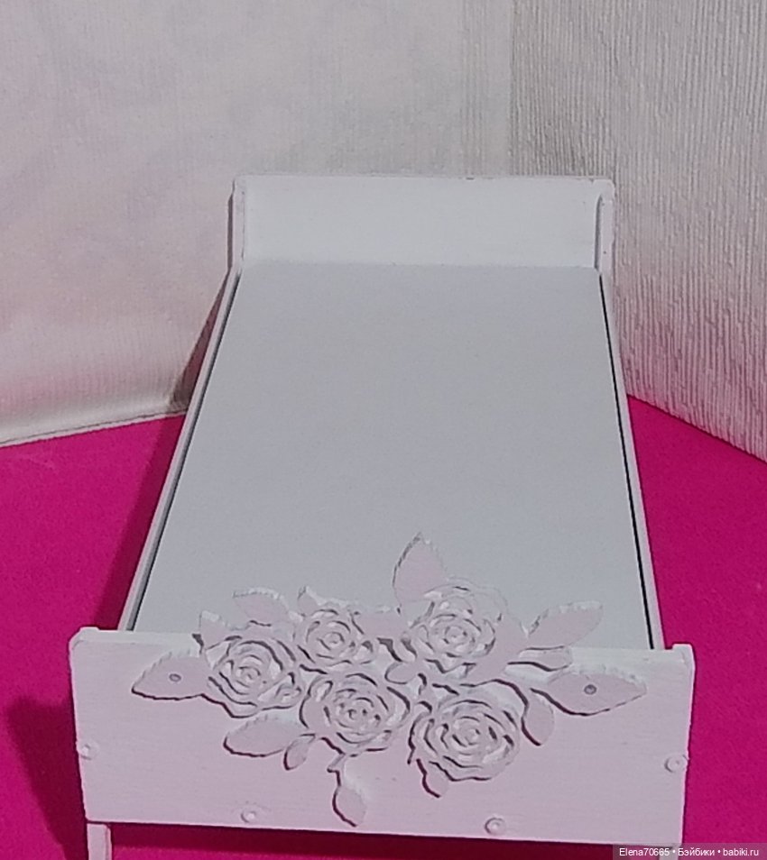 Кровать &amp;amp;quot;Розы&amp;amp;quot; (полутороспальная 1,5) с резным декором