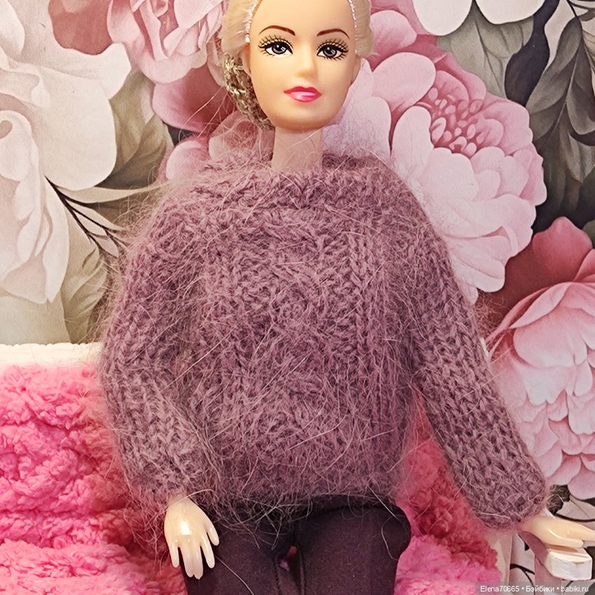 Свитер &amp;amp;quot;Нежная лаванда&amp;amp;quot;