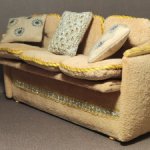 Мягкий диван "Золотое солнце"+ 3 подушки