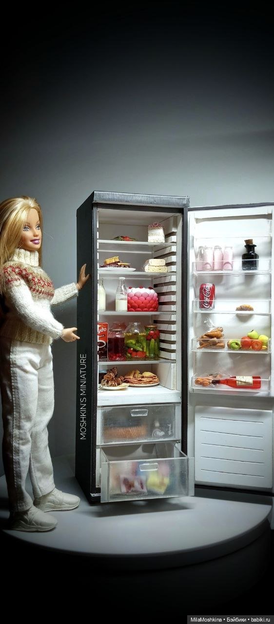 Дрым-тымц, холодильник — Румбоксы и кукольные интерьеры: фото (фото 2)