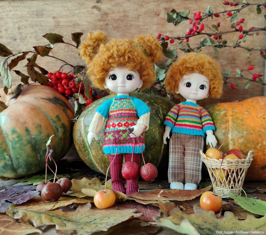 Осенняя фотосессия куколок баболи (фото 4)