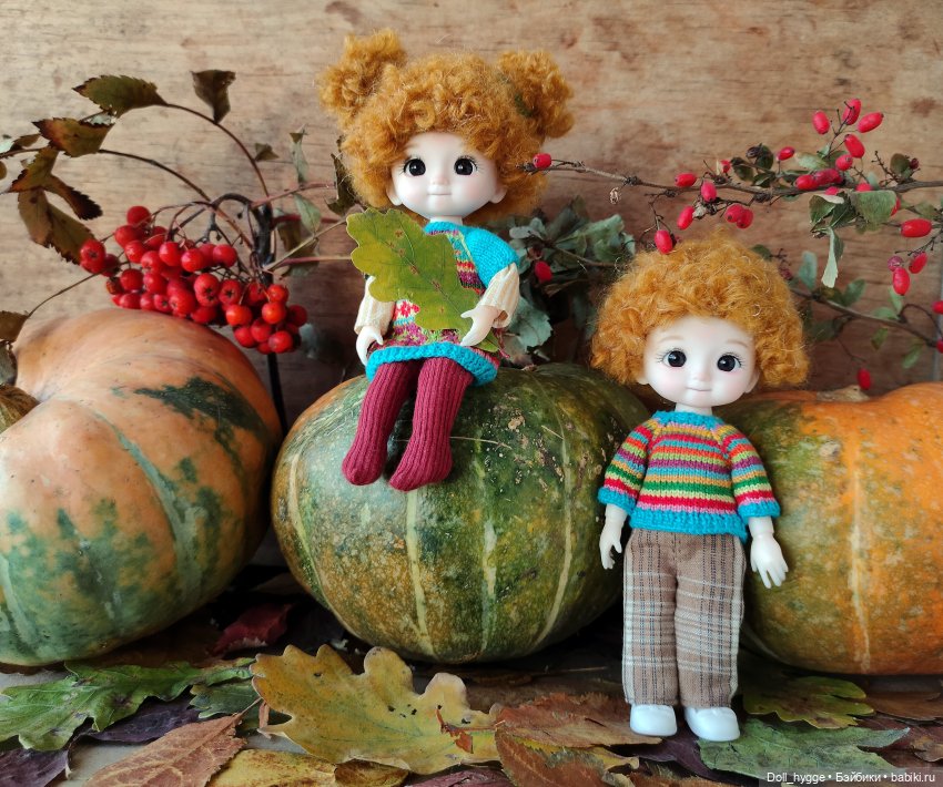 Осенняя фотосессия куколок баболи (фото 3)