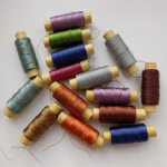 Нитки шелковые 15 катушек