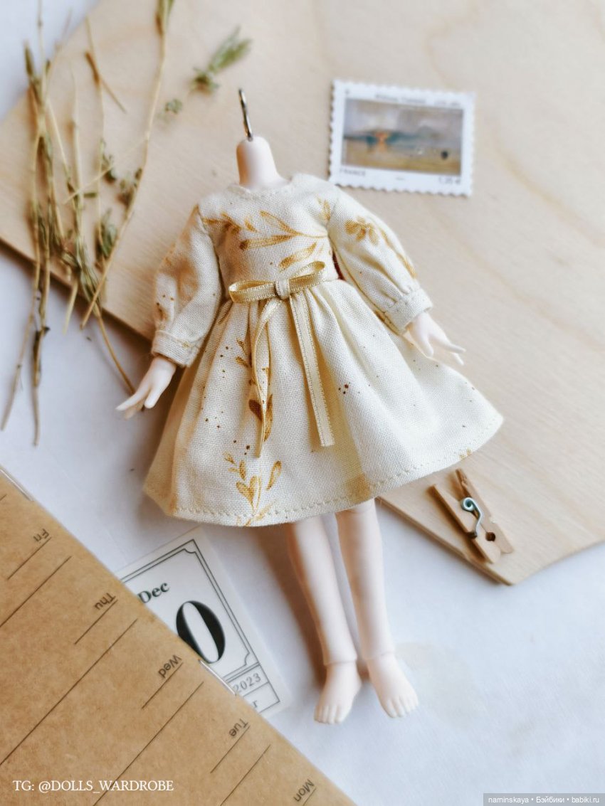 Одно платье. Фотосессия — Одежда и обувь для кукол своими руками: фото