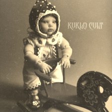 BJD кукла шарнирная с лошадкой-качалкой