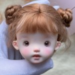 Голова с макияжем от GoldBaby