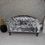 Мебель : бархатный диван для кукол 1:6