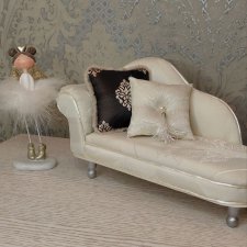 Мебель  софа для кукол Барби, Блайз до 30см 1:6