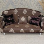 мебель-диван для кукол Паола, Блайз, Барби 1:6