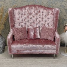 Мебель бархатный диван для кукол Паола, Рейна, Блайз, Барби 1:6