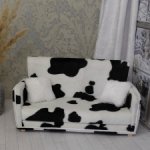 Диван "Долматин" для кукол 1:6 ( мебель)