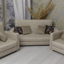 Диван кресло для кукол 1:6