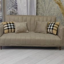 Диван из мебельного велюра для кукол 1:6