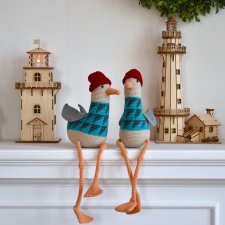 Интерьерное амигуруми чайка на заказ