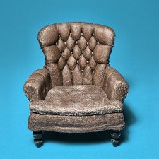 Миниатюрное кресло, масштаб 1:12