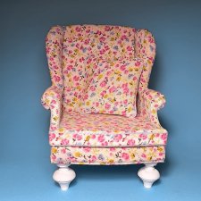 Кукольное кресло масштаб 1:6