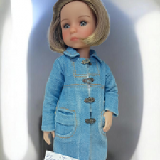 Джинсовое пальто для кукол Руби ред.