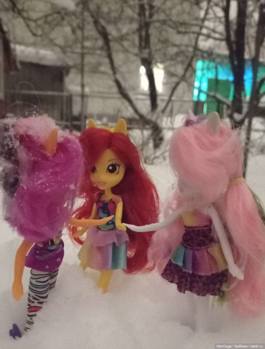 Зимняя прогулка малышек | Бэйбики Зимняя прогулка малышек — Игрушки Hasbro (Хасбро): Littlest Pet Shop (LPS) (фото 7)