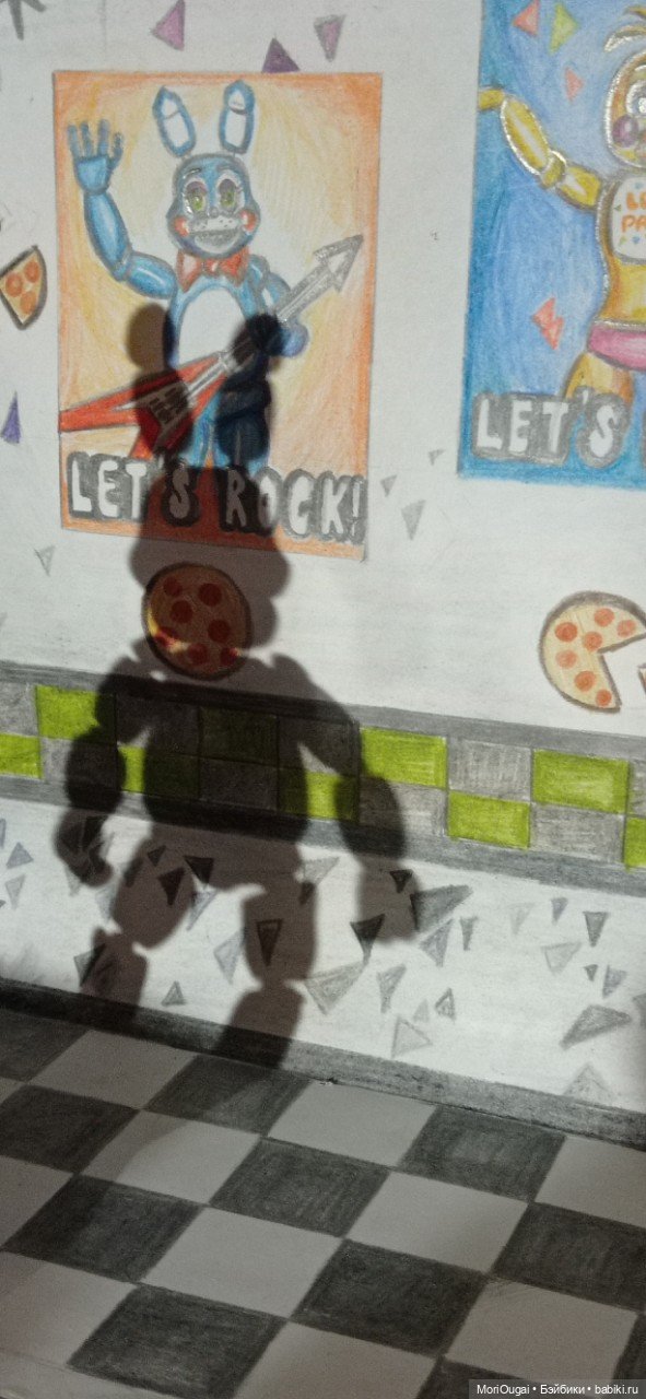 Пиццерия из FNaF 2 + Пиратская бухта своими руками