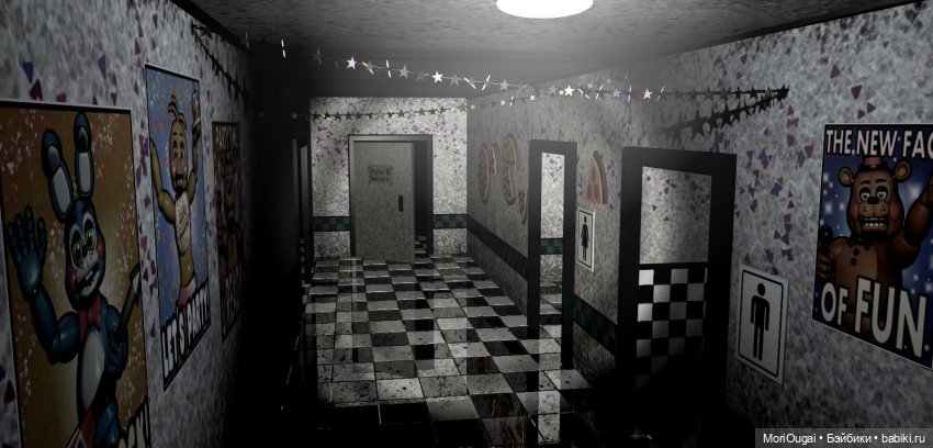 Пиццерия из FNaF 2 + Пиратская бухта своими руками