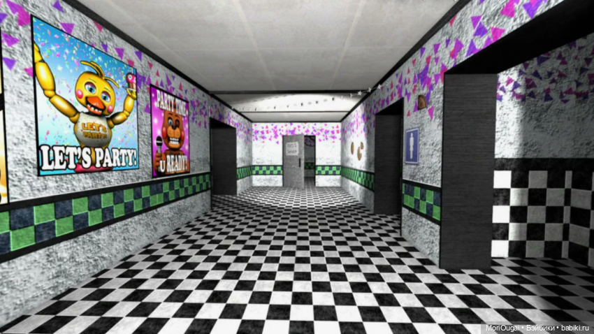 Пиццерия из FNaF 2 + Пиратская бухта своими руками (фото 2)