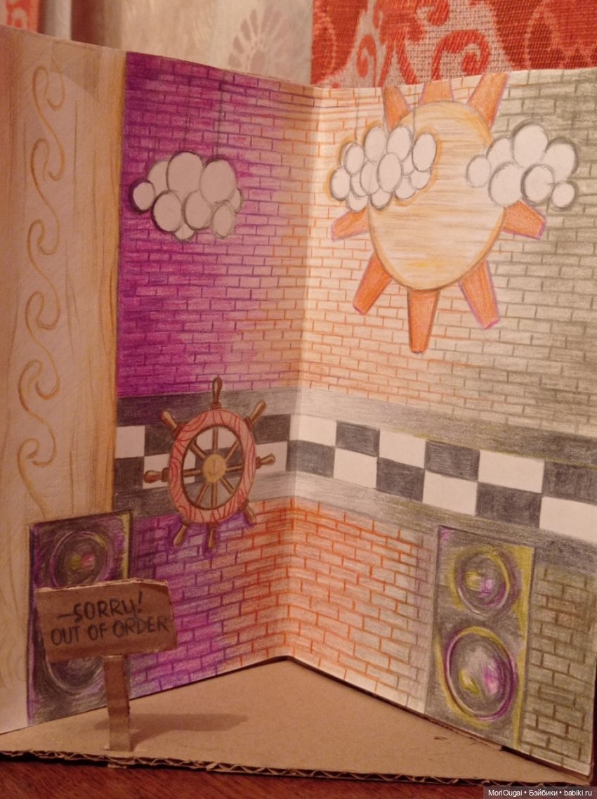 Пиццерия из FNaF 2 + Пиратская бухта своими руками