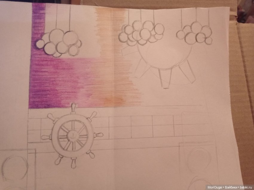 Пиццерия из FNaF 2 + Пиратская бухта своими руками (фото 10)