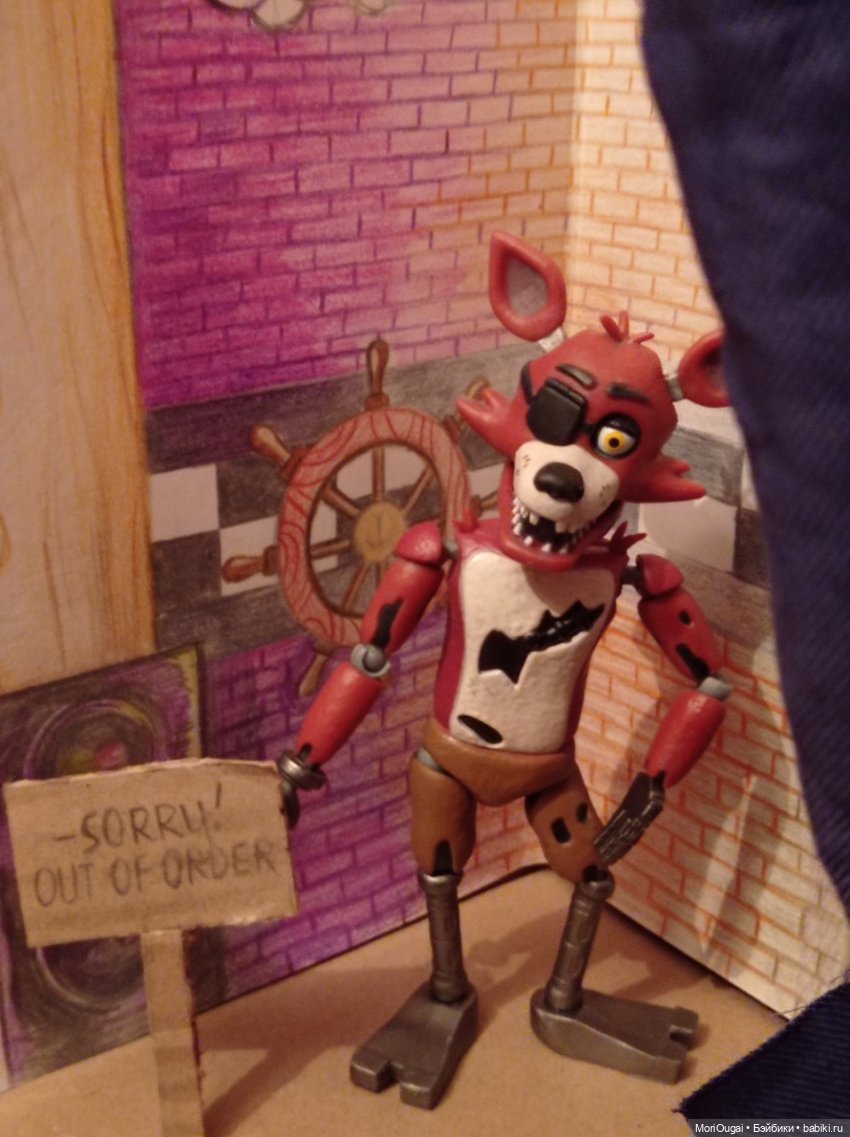 Пиццерия из FNaF 2 + Пиратская бухта своими руками