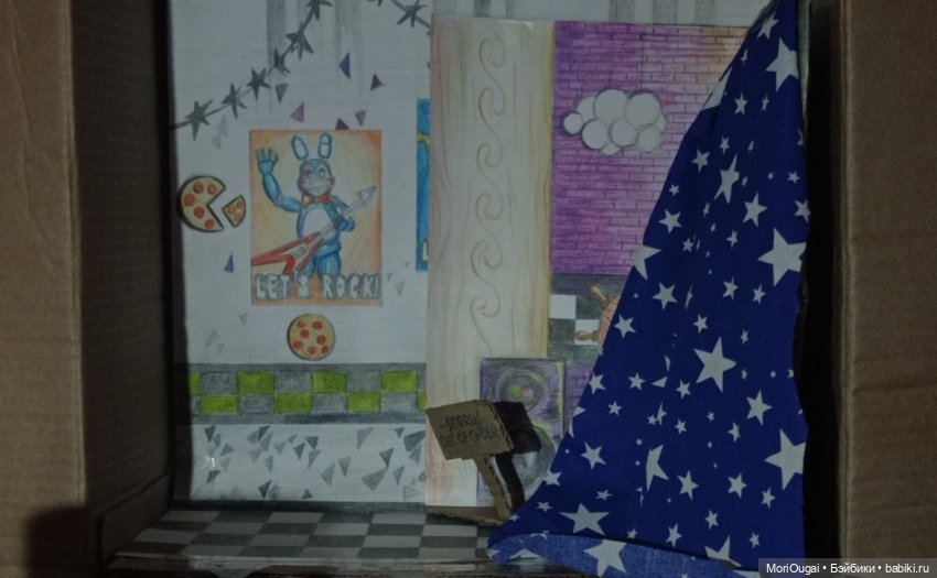 Пиццерия из FNaF 2 + Пиратская бухта своими руками