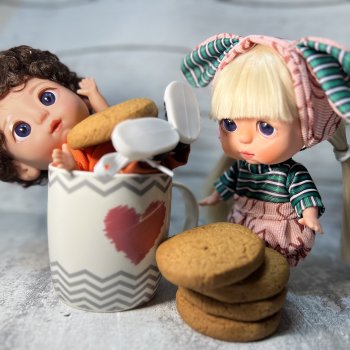 Веселое чаепитие Луши и Кирюши