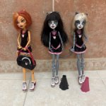 Набор Кошек Тролей , Пурсефона , Мяулодия, Monster Hight G1, первые выпуски