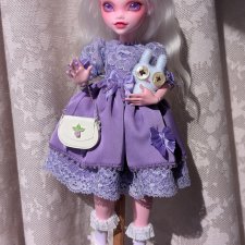 ООАК Лавандовая девочка