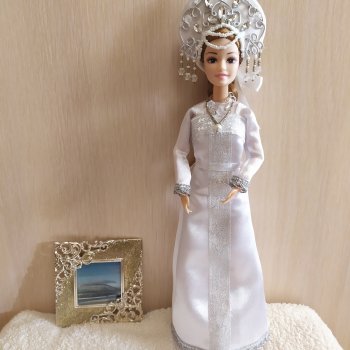 Наряд Снегурочки. Часть 1