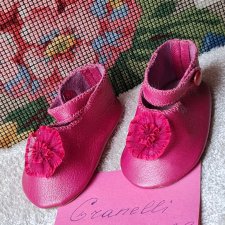 Ботиночки для антикварной куклы или реплики