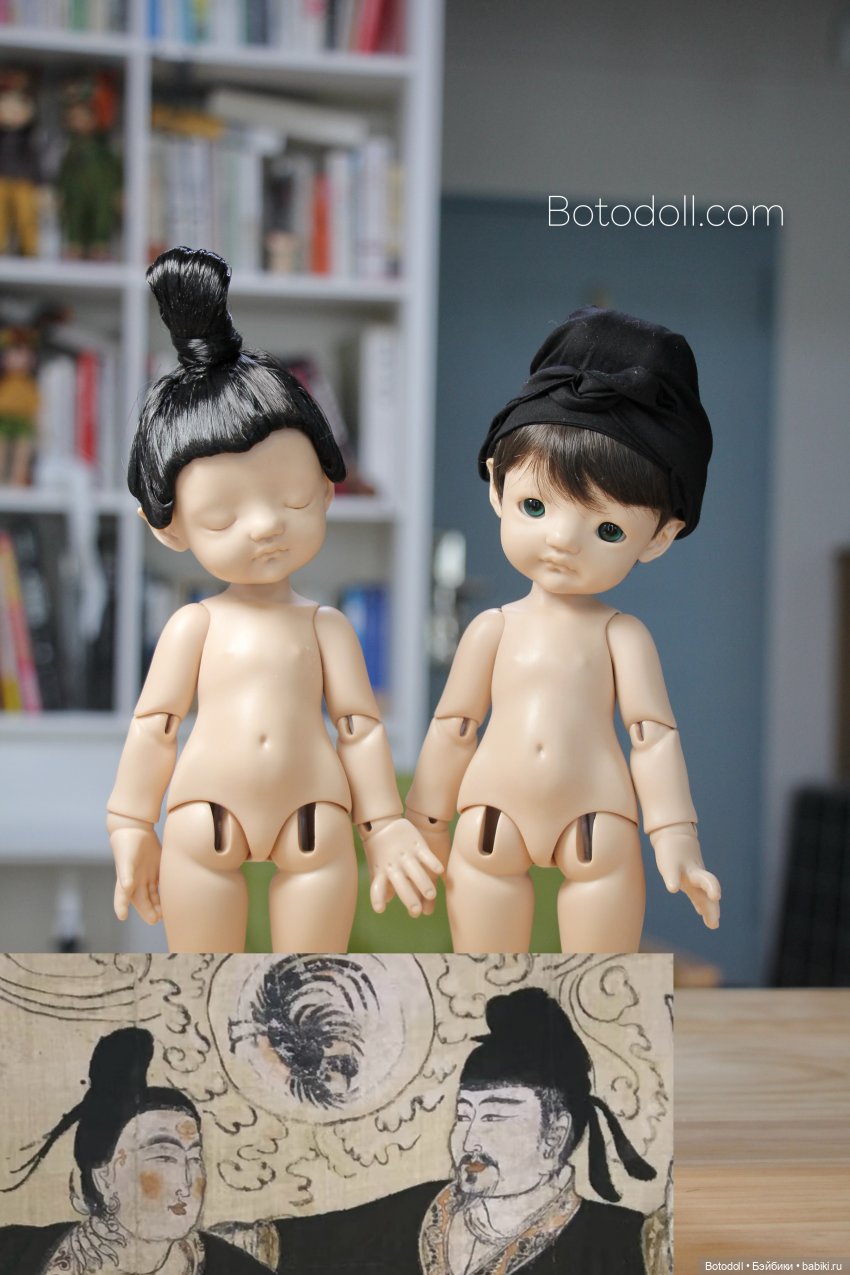 Парик женской куклы готов | Бэйбики Парик женской куклы готов