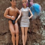 Кукла action man Hasbro Хасбро 1993 г Шарнирная  Кукла Barbie Барби GHN04 fashionistas радужные воло
