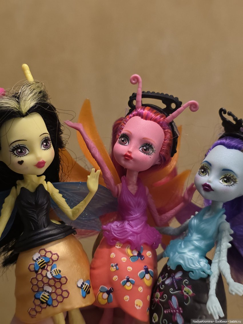 Цветочные монстры Monster High: Битрис, Люмина и Вингрид