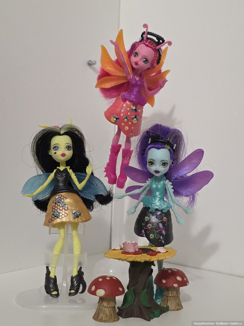 Цветочные монстры Monster High: Битрис, Люмина и Вингрид
