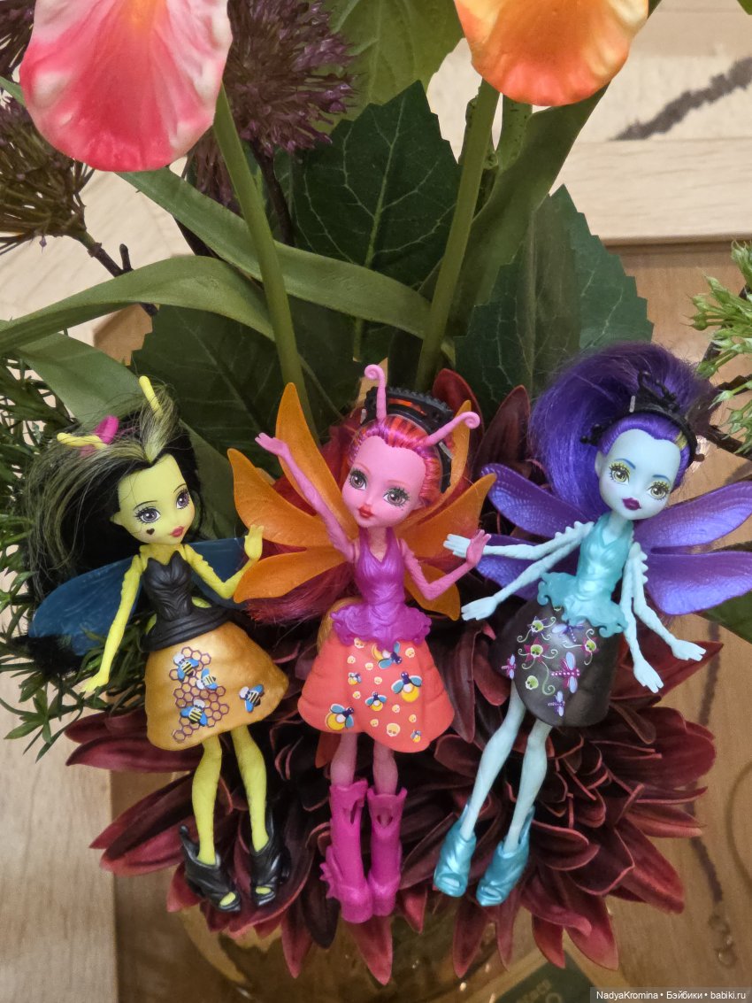 Цветочные монстры Monster High: Битрис, Люмина и Вингрид (фото 3)