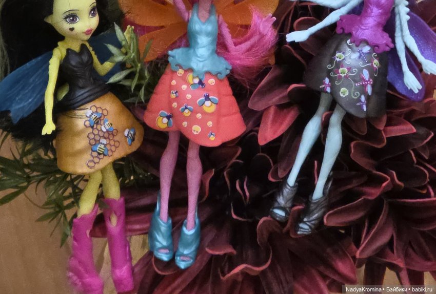 Цветочные монстры Monster High: Битрис, Люмина и Вингрид (фото 2)