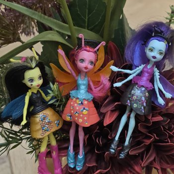Цветочные монстры Monster High: Битрис, Люмина и Вингрид