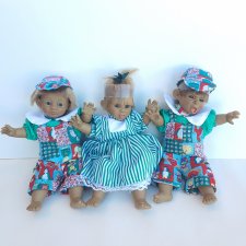 Характерные малыши Simba Mini Kids, винтаж 90-х. Редкое трио в родных аутфитах