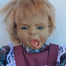 Винтажная испанская характерная кукла Berenguer, 90-е