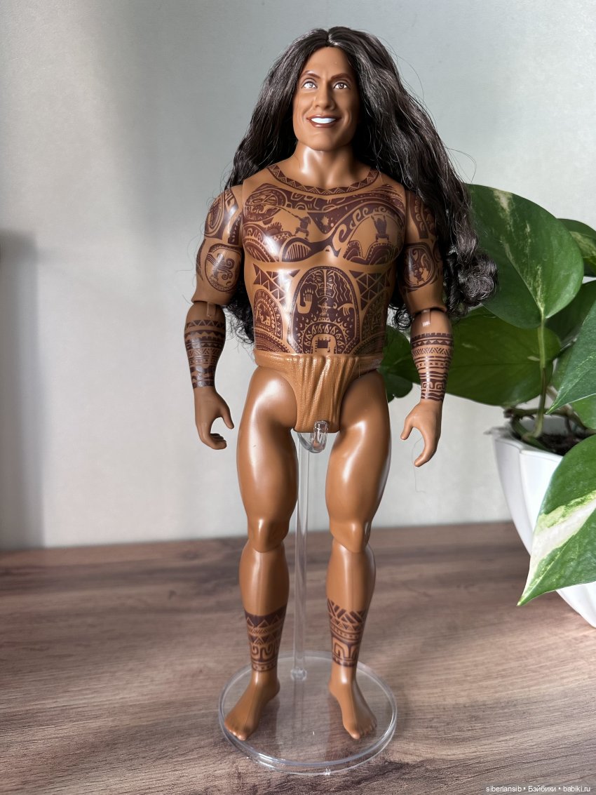 Мауи Дуэйн Джонсон 🥥🌴🌺🌅🌊 Moana Maui Doll