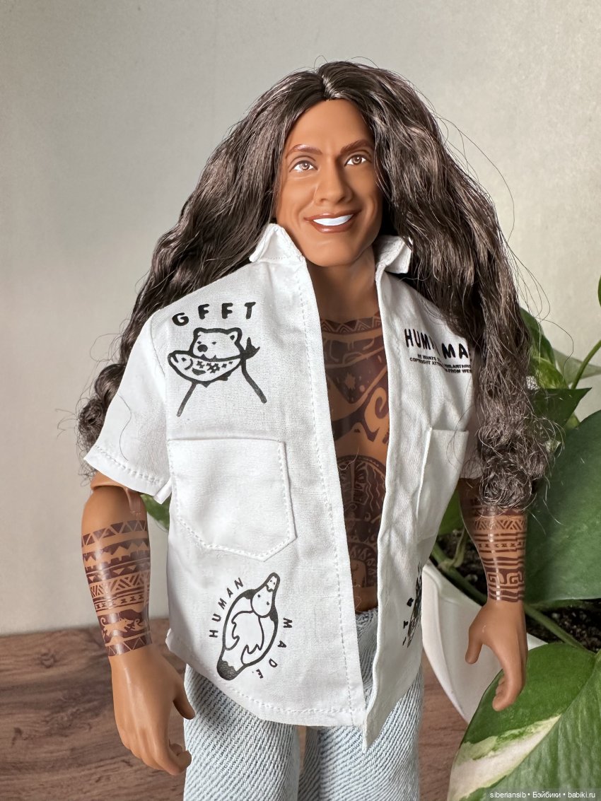 Мауи Дуэйн Джонсон 🥥🌴🌺🌅🌊 Moana Maui Doll