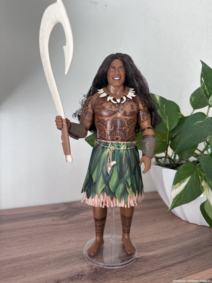 Мауи Дуэйн Джонсон 🥥🌴🌺🌅🌊 Moana Maui Doll